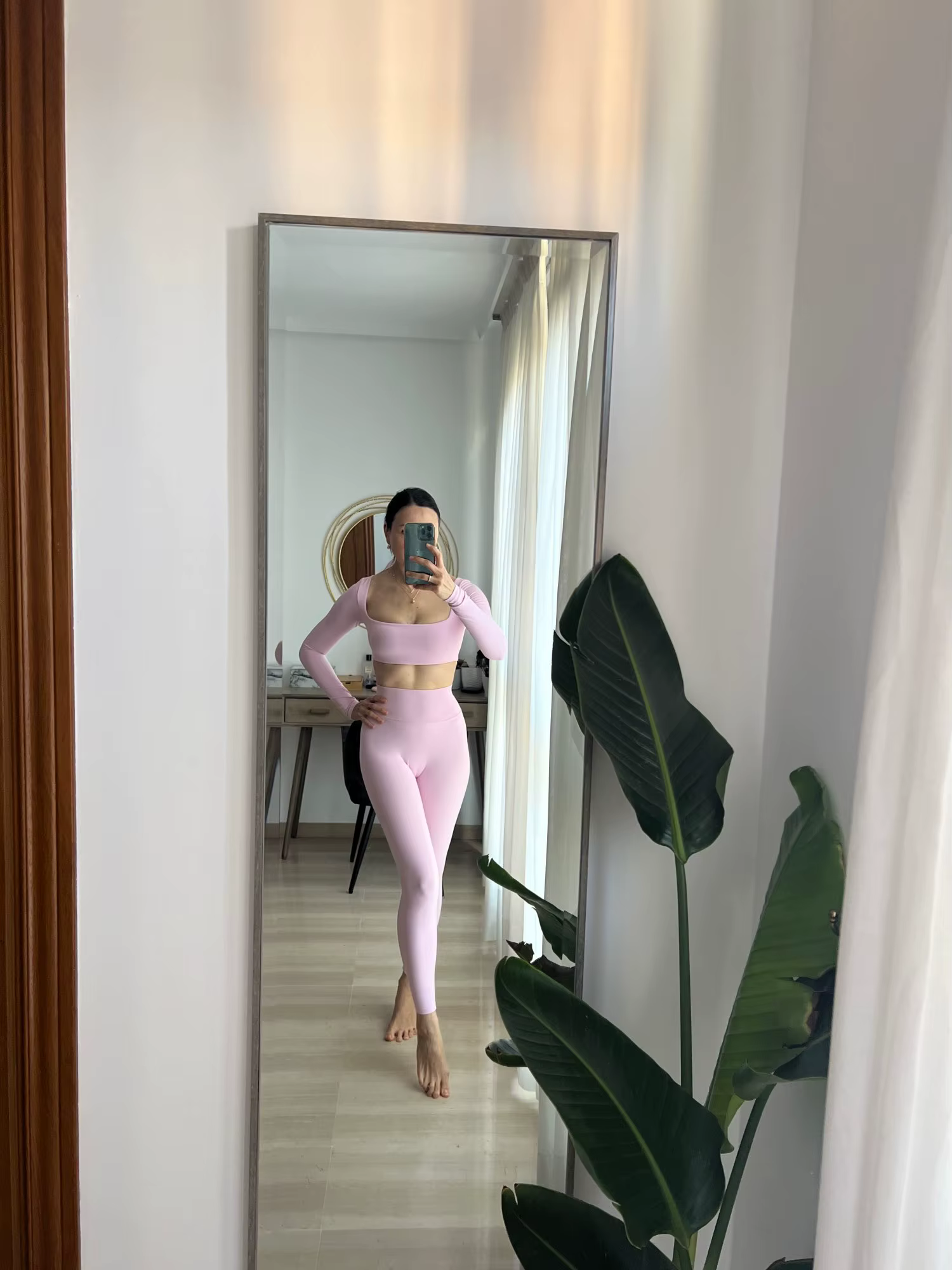 Conjunto deportivo transpirable de manga larga