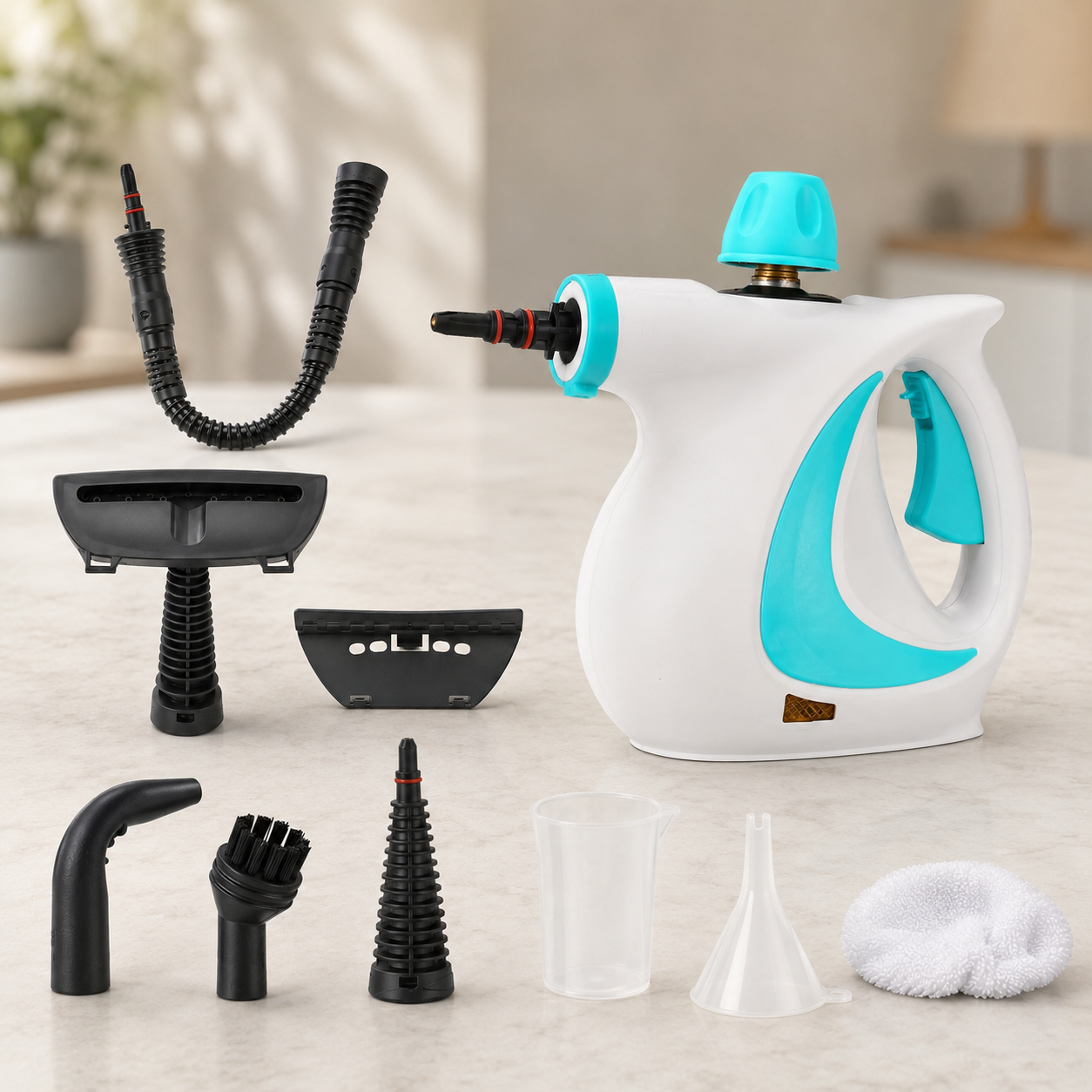 Limpiadora de vapor portátil multifuncional para cocina, baño y coche
